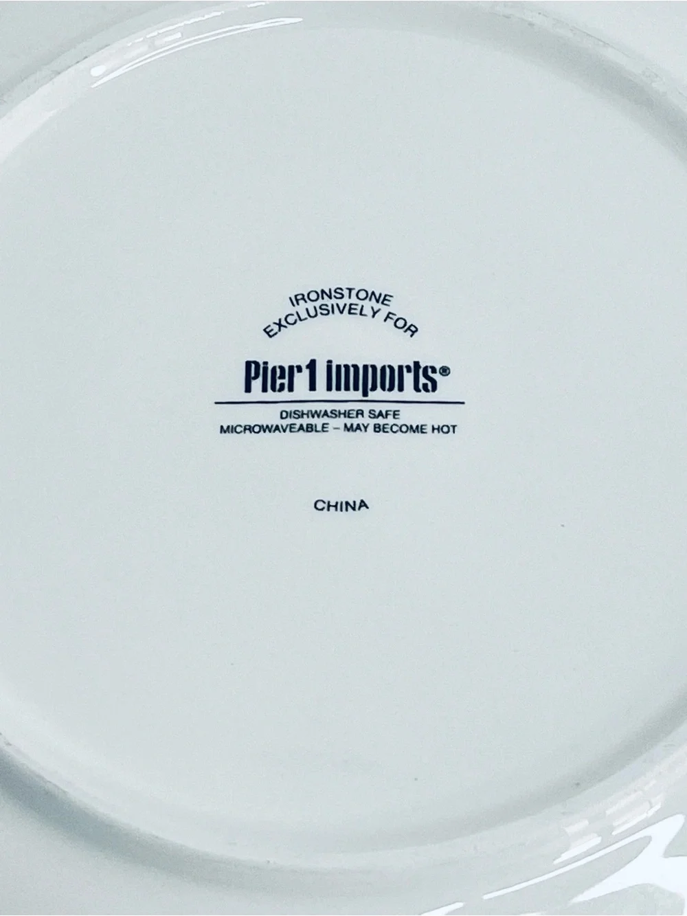 Pier 1 Imports Owl Salad Plate 8.75” Ironstone Woodland Bird Cottage Decor